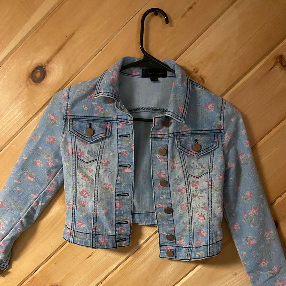 Floral Denim Jacket